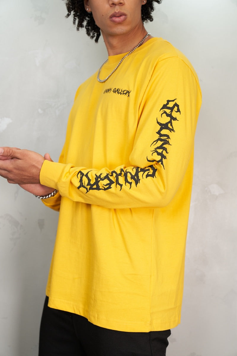 SKUNK GALLERY Long Sleeve Shirt FW23 YELLOW