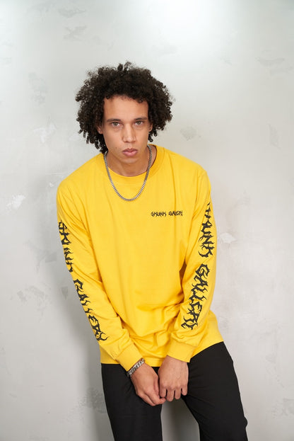 SKUNK GALLERY Long Sleeve Shirt FW23 YELLOW