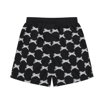 SKUNK GALLERY Logo Full Print Shorts