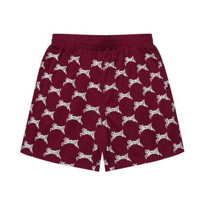 SKUNK GALLERY Logo Full Print Shorts