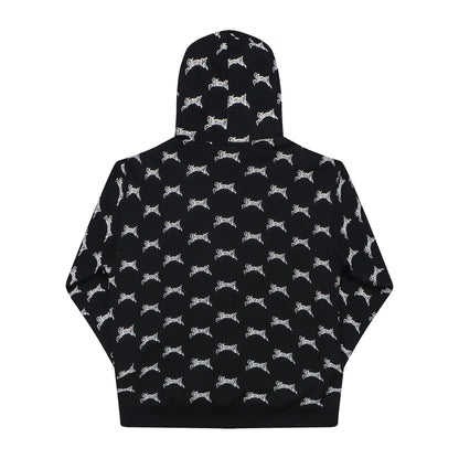 SKUNK GALLERY Logo Full Print Hoodie